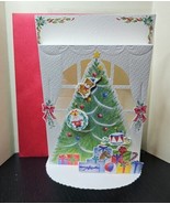 Vintage 1992 Sanrio / Hallmark Greetings Pop Up Christmas Card Tree Wind... - £23.34 GBP