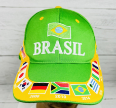 FIFA World Cup Country Flag Hosts 1930 To Brasil Brazil 2014 Hat Cap Soccer - £55.94 GBP