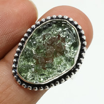 Green Moldavite Gemstone Handmade Fashion Ethnic Gifted Ring Jewelry 8&quot; SA 4776 - £3.13 GBP