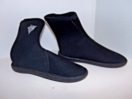 DEEP SEE Black Poly Neoprene Dive Boots Snorkeling Water Shoes Size X-SMALL - $47.45 CAD