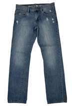 RVCA VA Women Size 27 (Measure 30x32) Medium Straight Distressed Jeans - £10.36 GBP