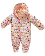 First Impressions Snowsuit Girls 6-9 Months 17-22 lbs Multicolor Floral 26.5-28" - $15.84