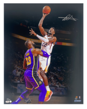 Deandre Ayton Autographed Suns &quot;Over LeBron&quot; 16&quot; x 20&quot; Photo LE 50/50 St... - £137.07 GBP