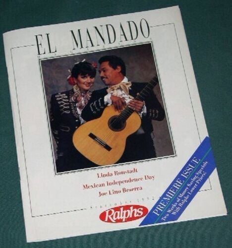 LINDA RONSTADT STORE ADVERTISING SUPPLEMENT VINTAGE 1992 JOE LINO BESERRA - $24.99
