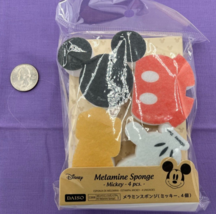 Disney Mickey Mouse Shaped Melamine Sponge Set - Magical Cleaning Made Fun! - £11.68 GBP