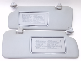 2007-2011 Honda CRV Driver &amp; Passenger Side Sun Visor Pair Set Gray Lighted - $77.72