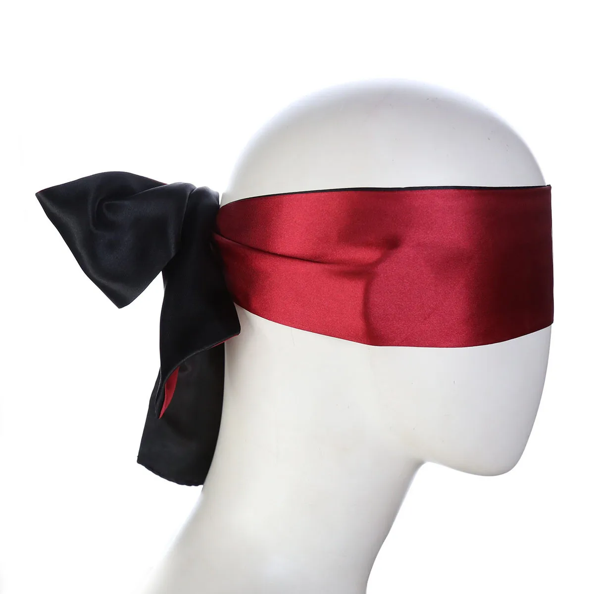 Play Role Play Toy Blindfold Toys of Silk Satin Tie Eye Mask for Women Men Home  - £22.91 GBP