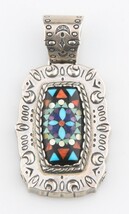 Carolyn Pollack Relios Inc.Argent Sterling Mosaïque Multi Pendentif Pierre - $165.28 Carolyn Pollack Relios Inc.Argent Sterling Mosaïque Multi Pendentif Pierre - $165.28