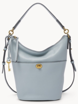 Fossil Talulla Small Hobo Shoulder Bag Blue Leather SHB3035180 NWT $230 MSRP Y - £90.20 GBP