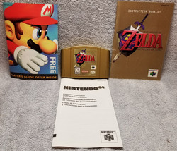 Legend of Zelda: Ocarina of Time - N64 Nintendo Collector&#39;s Edition Complete CIB - £237.70 GBP