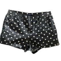 Madewell Distressed Polka Dot Shorts Faded Black White Pockets Women&#39;s S... - $17.81