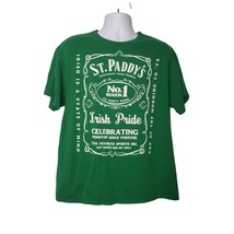 Vintage St. Paddy&#39;s Irish Pride Green T Shirt Size Xl - £19.78 GBP