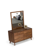 51 Inch Brown Solid and Manufactured Wood Six Drawer Double Dresser - $22,284.21 MXN
