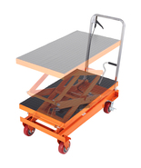 VEVOR Hydraulic Lift Table Cart, 770lbs Capacity 59 inch Lifting Height, Orange - $799.99