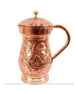 Pure Copper Jug pitcher With Brass Knob 1500 ml Brown - €49,56 EUR