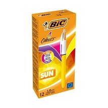 BIC 949897 4 Colours Sun Ballpoint Pen (Pack of 12)  - £37.43 GBP