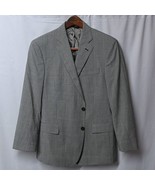 Brooks Brothers 42S Gray Glenn Plaid Regent Blazer Jacket Sport Coat - £79.00 GBP