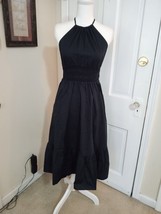 Women&#39;s Sleeveless Poplin Dress with Pockets, A New Day (XS /0-2) NAVY ~... - £21.89 GBP