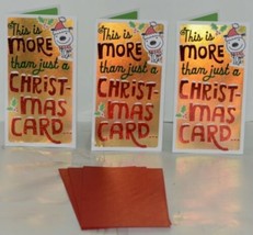 Hallmark XMH 182 4 Puppy Mistletoe Christmas Gift Card Holder Package 3 - £9.45 GBP
