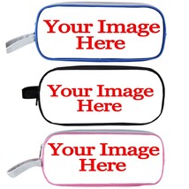 Customize Your Image Logo Name Cosmetic Bags &amp; Cases Kids Pencil Bag Children St - £13.69 GBP