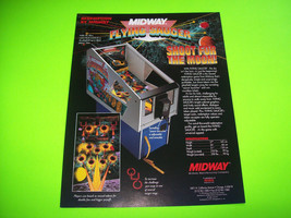 Flying Saucer Original Nos Redemption Arcade Game Machine Flyer - £12.15 GBP