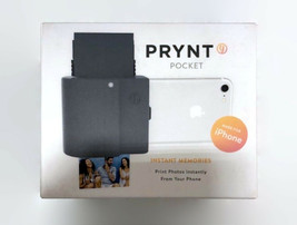 NEW Prynt Pocket Instant Photo Printer for iPhone Graphite PW310001-DG 2x3 zink - £71.76 GBP