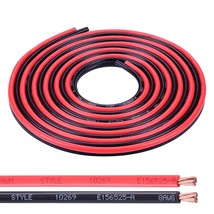 Flexible 8 Gauge Wire 10 Feet Stranded Oxygen Free Copper Electrical Wir... - £48.58 GBP