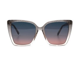 New Jimmy Choo LESSIE/S K0N Nude Glitter Grey Rose Gradient Sunglasses - £139.74 GBP