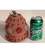 1970s Lawnware Hanging Swag Patio RV Camper Flower Pot Light Brown Red 5.5 - $68.42 CAD