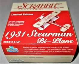Scrabble 1931 Stearman Bi-Plane Limited Edition - £7.00 GBP