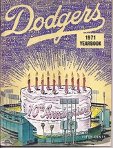 Dodgers 1971 Stadium Edition Yearbook 10th Anniversary - £7.95 GBP