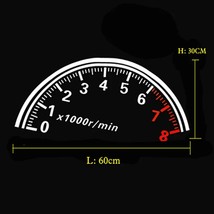 BEMOST Auto Reflective Car Rear Window Decoration Speedometer  Cool Car Sticker  - £36.85 GBP