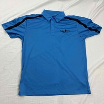 Cedar Crest Golf Club Port Authority Mens Polo Shirt Blue Black Short Sl... - £12.37 GBP