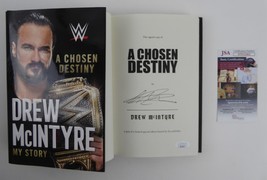 Drew McIntyre A Chosen Destiny Signed Autographed 2021 Hardcover Book JSA COA - £39.10 GBP