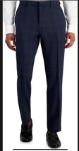 Perry Ellis Portfolio Men’s Slim Fit Twill Dress Pants, Dark Navy, 32 x ... - $26.68