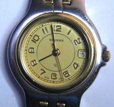 BUCHERER 7.126.4.0.81 Swiss Quartz Two-Tone 7j Date Women's Wristwatch - £169.93 GBP