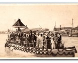RPPC Indian Wedding on Decorated Boat UNP Postcard V3 - $24.70