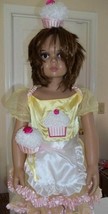 Authentic Kids Costume Co Cupcake Princess Toddler Costume,2T, Yellow/Pi... - $18.80
