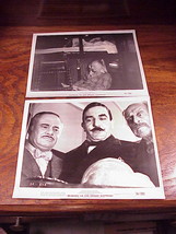 2 Murder on the Orient Express Movie Photo Theater Lobby Cards, 1974 - £4.68 GBP