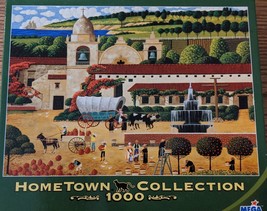 Hometown Collection Puzzle Harvest at Mission 1000 Pc Jigsaw MEGA Heronim Art - $9.85