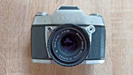 Vecchia fotocamera Exa IIa + Meyer Optik Domiplan f2,8-50. Lavoro - £100.44 GBP