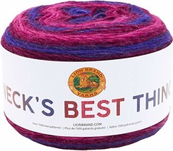 Lion Brand 219-606 Necks Best Thing Yarn - Berry - £7.06 GBP