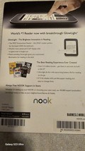 Barnes &amp; Noble Nook 1st Edition 2GB, Wi-Fi, 6in - White/Gray FPOR READ - £17.49 GBP