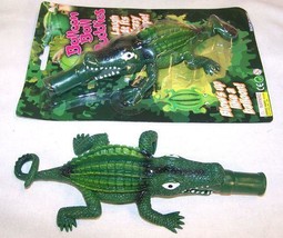 6 GIANT SIZE INFLATEABLE BLOW UP ALLIGATOR balloon novelty toy reptile c... - $12.34