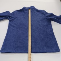 Cabelas RN#74747 Men's Blue Full Zip Fleece Mock Neck Fleece Jacket Size Large image 7