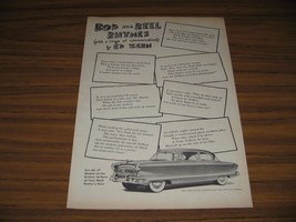 1952 Print Ad Nash Golden Airflyte #42 in Series by Ed Zern - £7.27 GBP