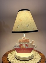 Vintage Dolly Noah&#39;s Ark- Nursery Lamp with Shade New With Box NO BULB - $655.25 MXN