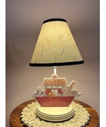 Vintage Dolly Noah&#39;s Ark- Nursery Lamp with Shade New With Box NO BULB - $655.25 MXN