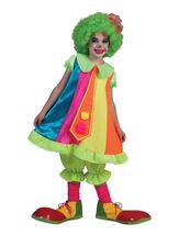 "Silly Billy" Clown Costume - Girls - $30.01