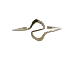 Vintage Sterling Silver Handmade Hineri Twist Cuff Bracelet Signed Kenny... - $54.45